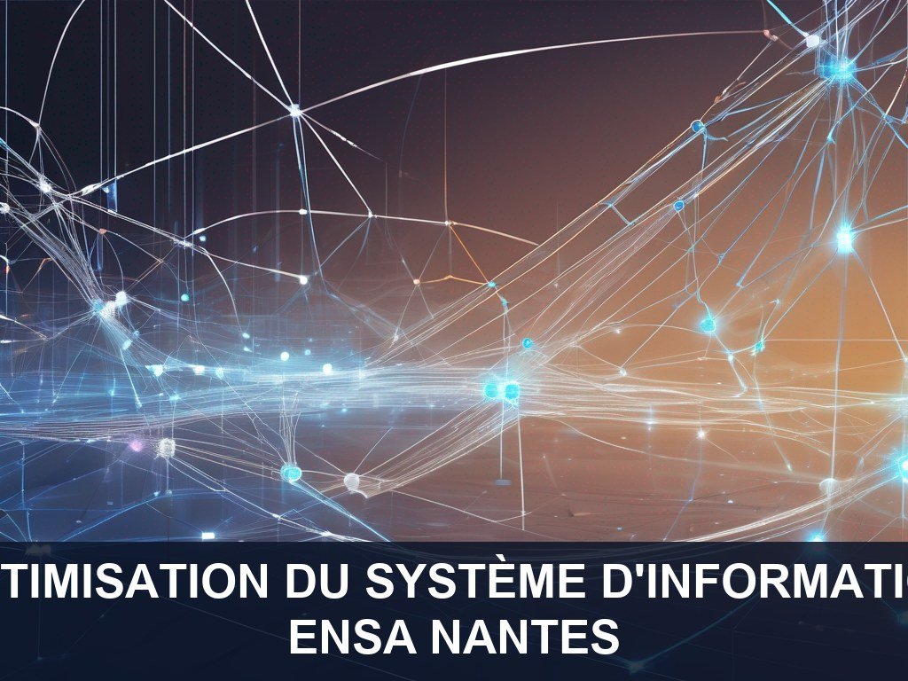 Illustration pour ENSA Nantes: Optimisation du Système d'Information