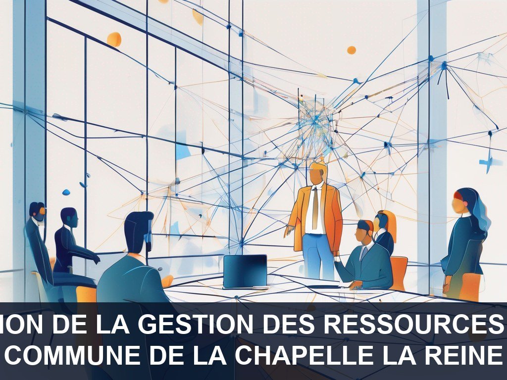 Illustration pour Commune de La Chapelle la Reine: Optimisation de la Gestion des Ressources Humaines