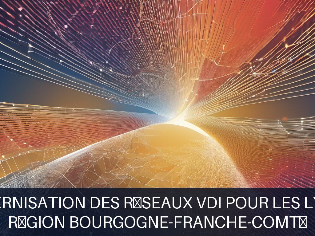 Illustration pour Région Bourgogne-Franche-Comté: Modernisation des réseaux VDI pour les lycées (Potentiel à Court Terme)