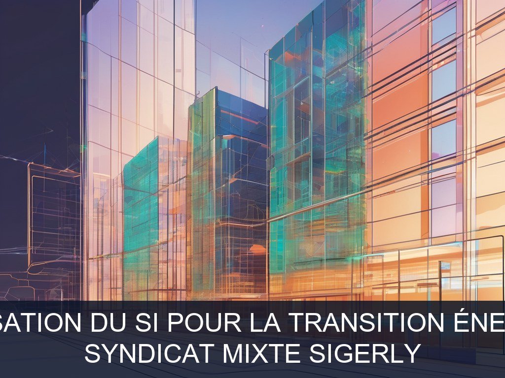Illustration pour Syndicat Mixte SIGERLY: Modernisation du SI pour la Transition Énergétique (Potentiel à Court Terme)