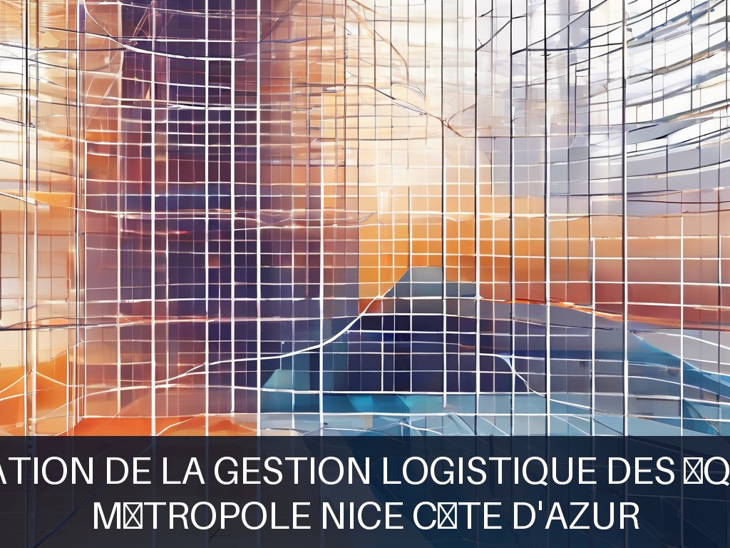 Illustration pour Métropole Nice Côte d'Azur: Modernisation de la gestion logistique des équipements (Potentiel à Court Terme)