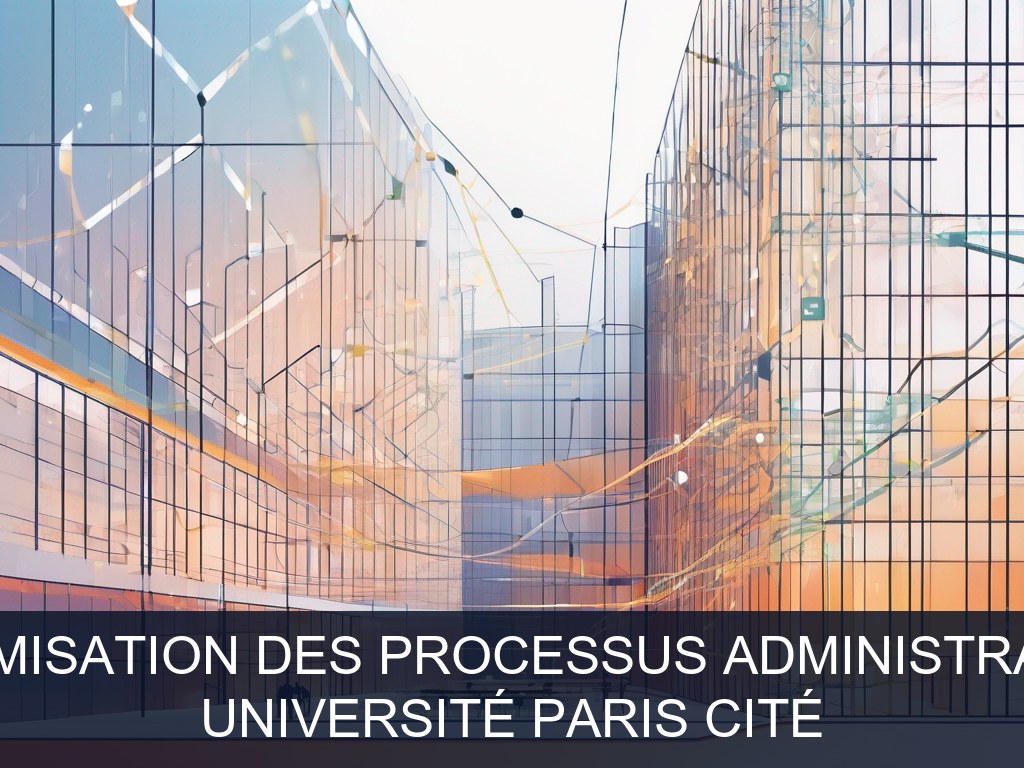 Illustration pour Université Paris Cité: Optimisation des processus administratifs