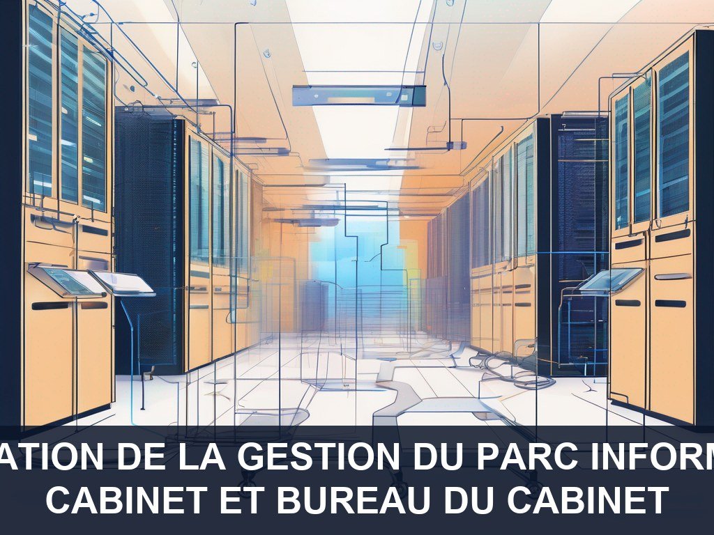 Illustration pour Cabinet et Bureau du Cabinet: Optimisation de la gestion du parc informatique