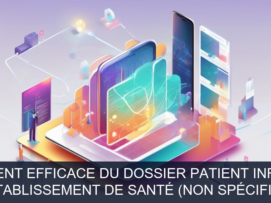 Illustration pour Établissement de santé (non spécifié): Déploiement efficace du Dossier Patient Informatisé (Opportunité Urgente)