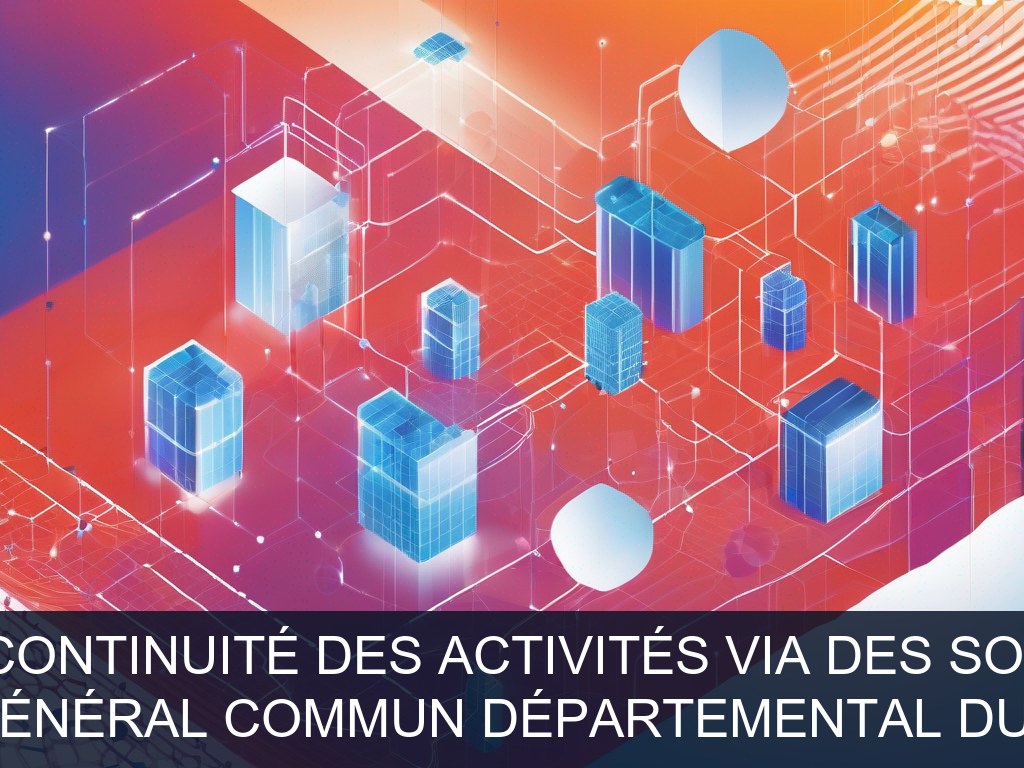 Illustration pour Secrétariat Général Commun Départemental du Pas-de-Calais: Amélioration de la Continuité des Activités via des Solutions Numériques (Potentiel à Court