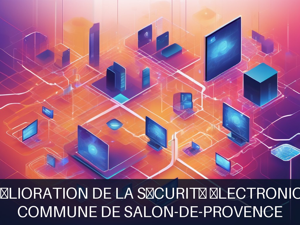 Illustration pour Commune de Salon-de-Provence: Amélioration de la sécurité électronique (Potentiel à Court Terme)
