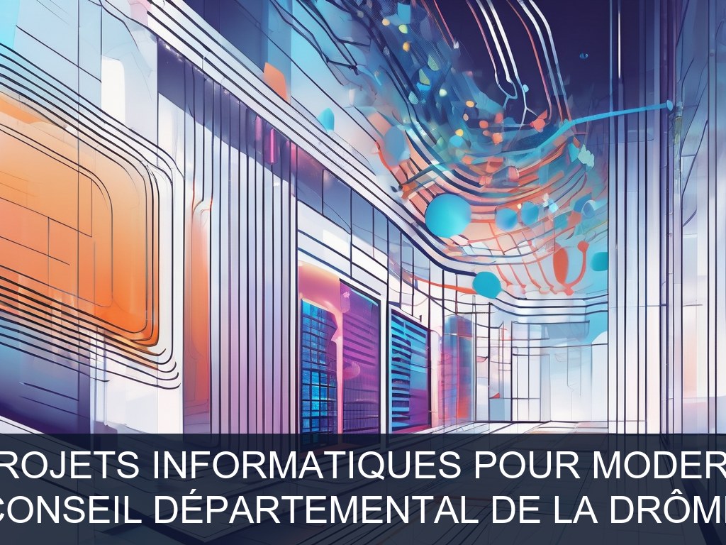 Illustration pour Conseil Départemental de la Drôme: Pilotage de projets informatiques pour modernisation du SI (Potentiel à Court Terme)