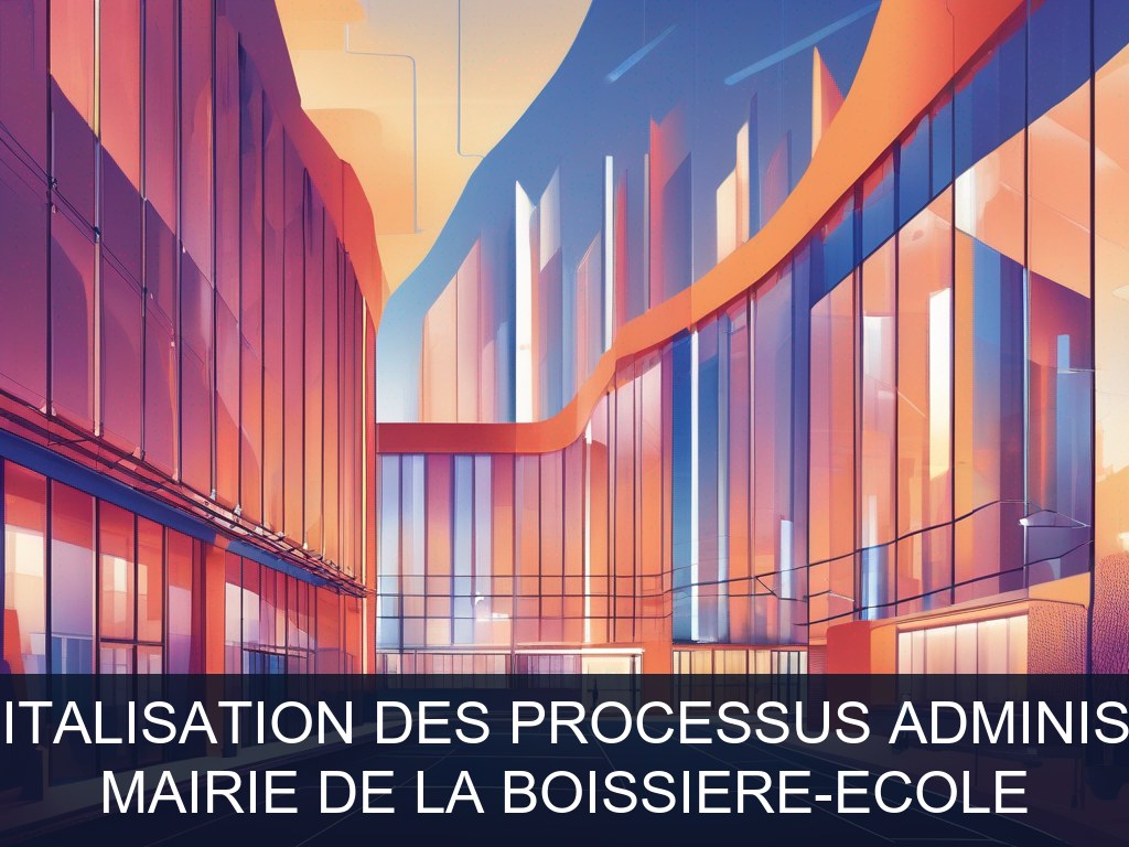 Illustration pour Mairie de la BOISSIERE-ECOLE: Optimisation et digitalisation des processus administratifs municipaux
