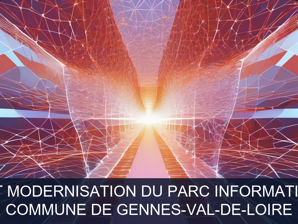 Illustration pour Commune de Gennes-Val-de-Loire: Sécurisation et modernisation du parc informatique et télécom (Potentiel à Court Terme)