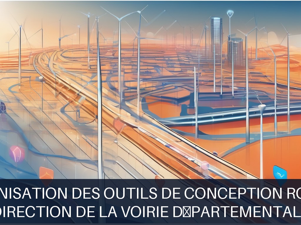 Illustration pour Direction de la Voirie Départementale: Modernisation des outils de conception routière