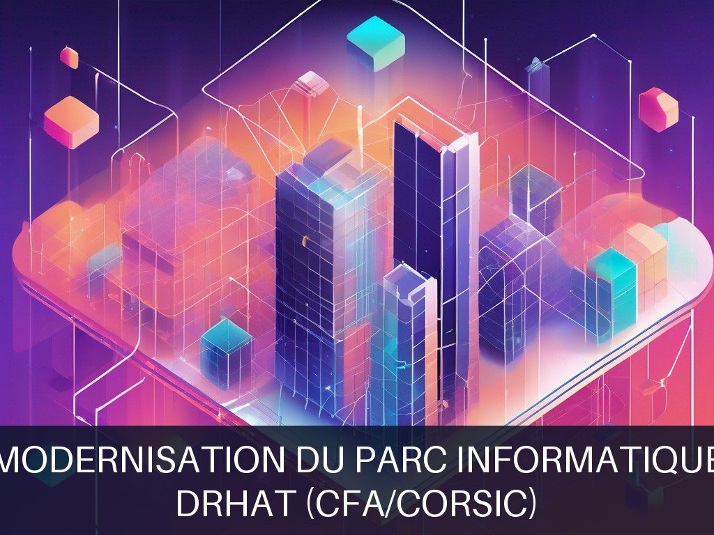 Illustration pour DRHAT (CFA/CORSIC): Modernisation du parc informatique (Potentiel à Court Terme)
