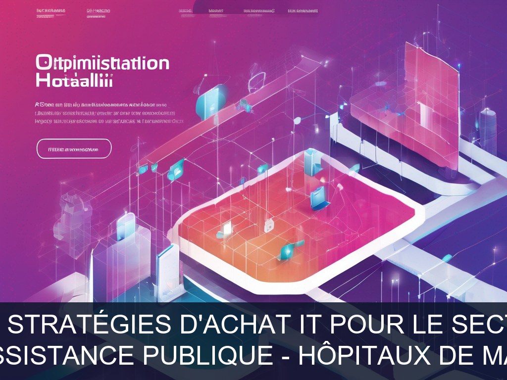Illustration pour AP-HM (Assistance Publique - Hôpitaux de Marseille): Optimisation des stratégies d'achat IT pour le secteur hospitalier (Potentiel à Court Terme)