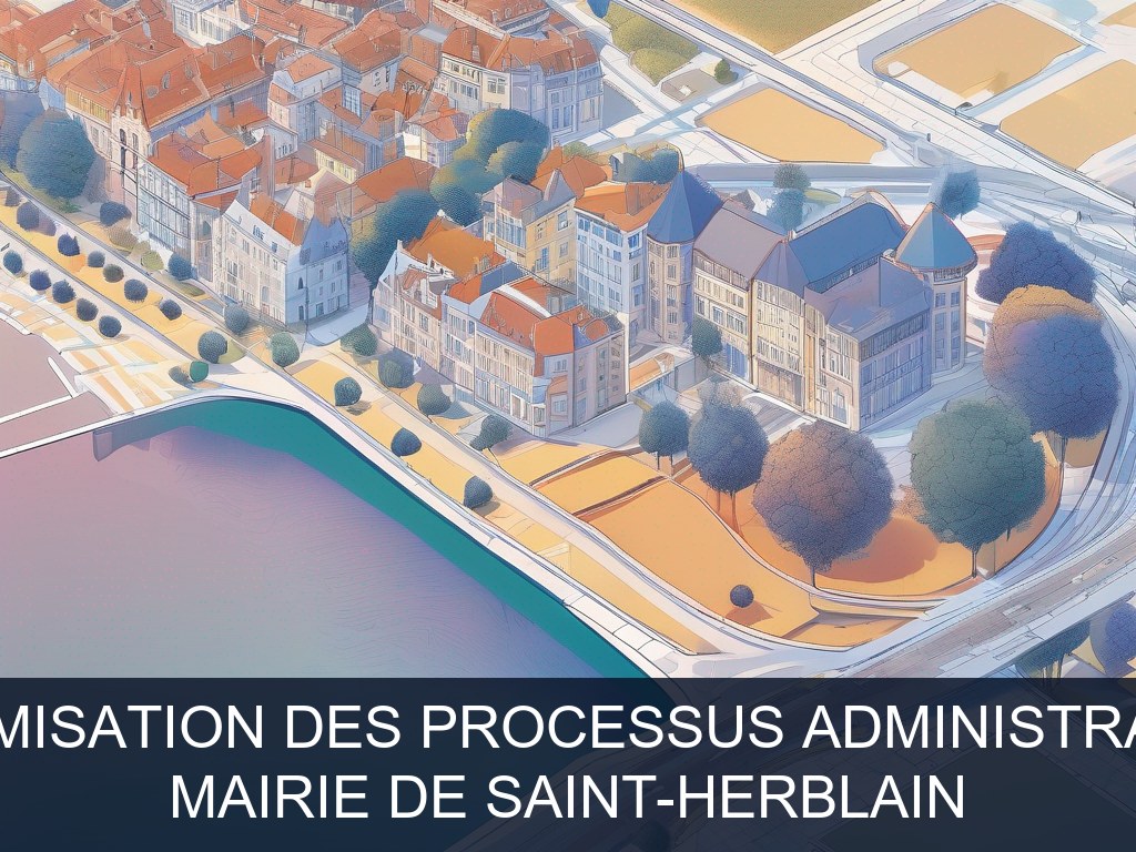 Illustration pour Mairie de Saint-Herblain: Optimisation des processus administratifs
