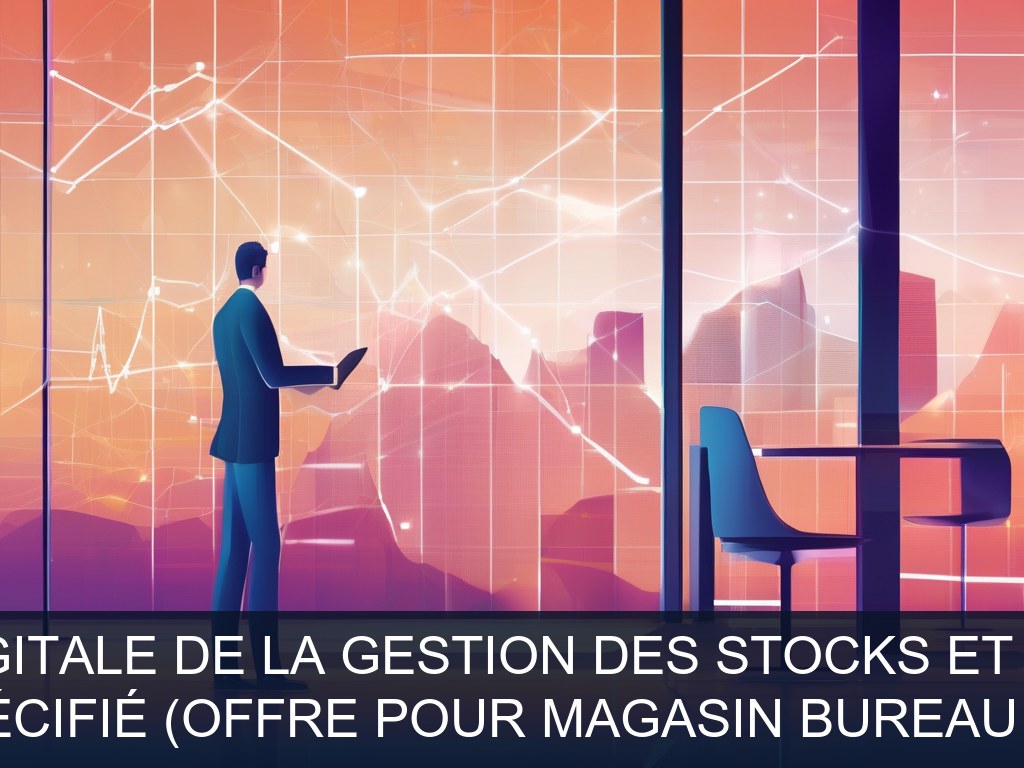 Illustration pour Non spécifié (offre pour magasin Bureau Vallée): Optimisation digitale de la gestion des stocks et des commandes (Potentiel à Court Terme)