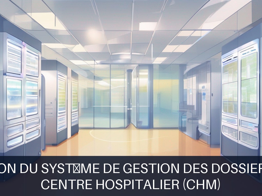 Illustration pour Centre Hospitalier (CHM): Optimisation du système de gestion des dossiers patients (Potentiel à Court Terme)