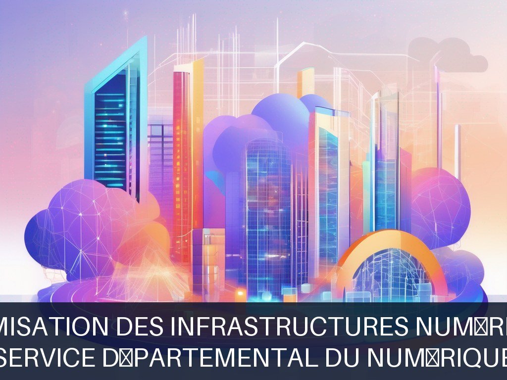 Illustration pour Service Départemental du Numérique: Optimisation des infrastructures numériques (Potentiel à Court Terme)