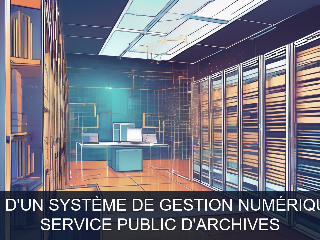 Illustration pour Service public d'archives: Développement d'un système de gestion numérique des archives
