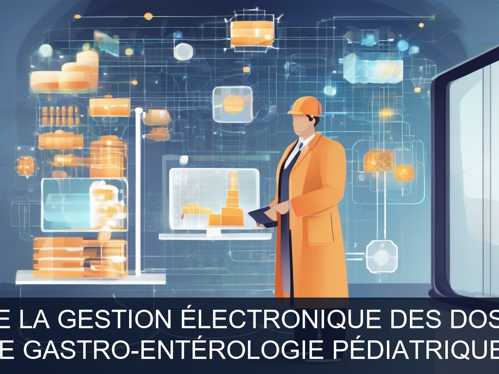 Illustration pour Service de Gastro-entérologie pédiatrique - Hôpital: Optimisation de la gestion électronique des dossiers patients (Potentiel à Court Terme)