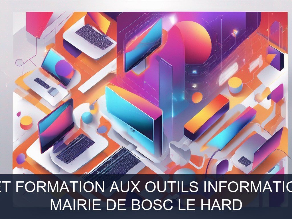 Illustration pour Mairie de Bosc le Hard: Installation et formation aux outils informatiques pour APC (Potentiel à Court Terme)