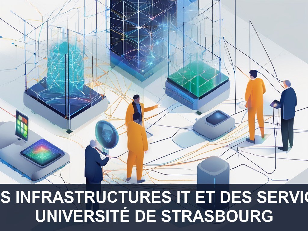 Illustration pour Université de Strasbourg: Optimisation des infrastructures IT et des services numériques