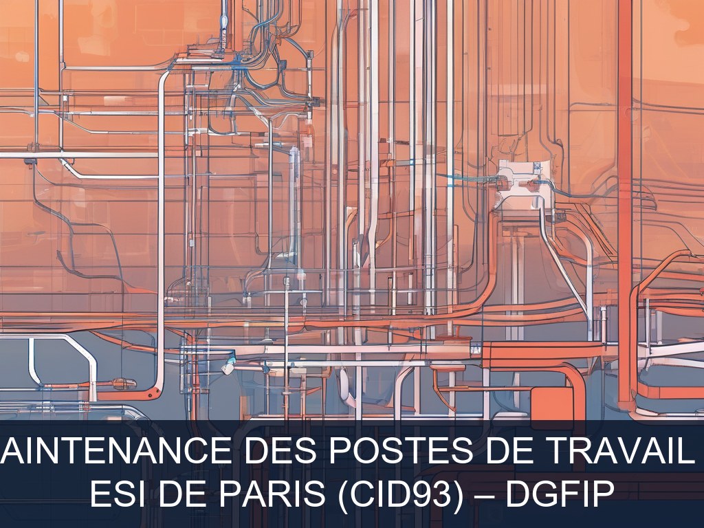 Illustration pour ESI de Paris (CID93) – DGFIP: Optimisation et maintenance des postes de travail et périphériques (Potentiel à Court Terme)