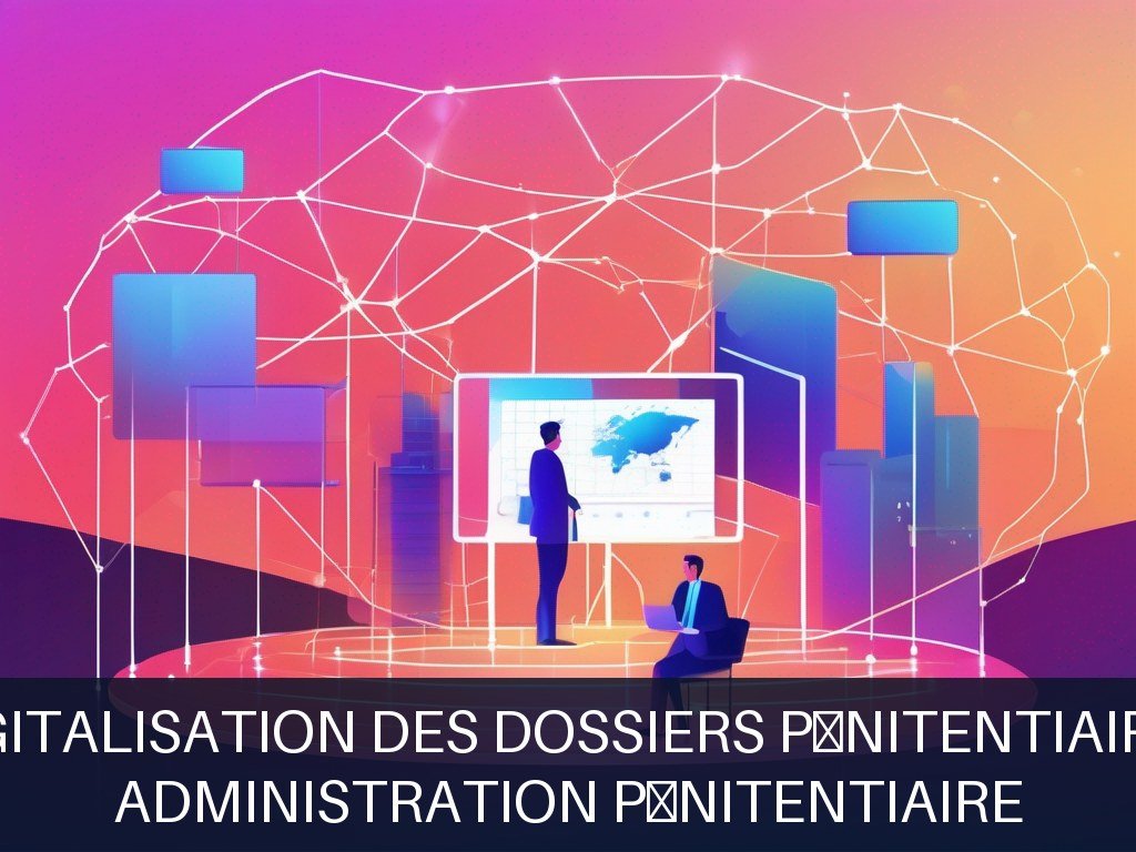 Illustration pour Administration Pénitentiaire: Digitalisation des Dossiers Pénitentiaires