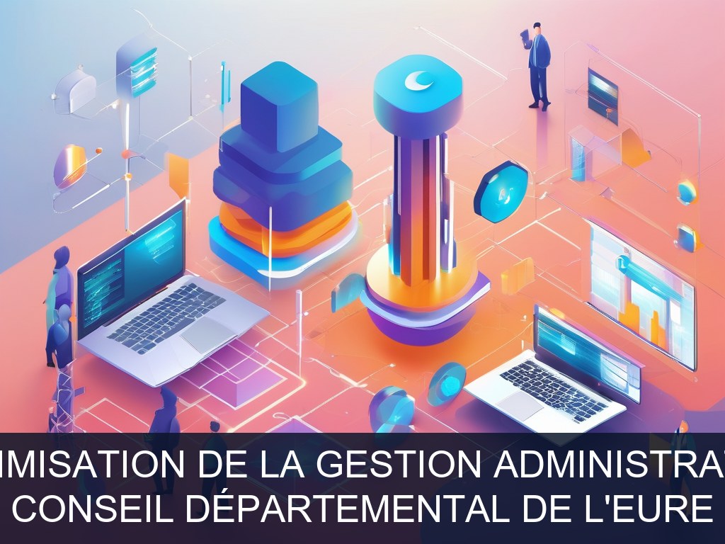 Illustration pour Conseil Départemental de l'Eure: Optimisation de la gestion administrative