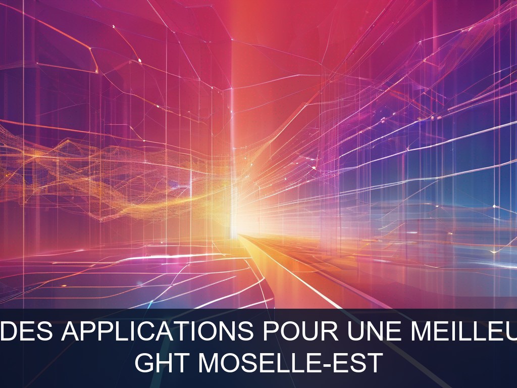 Illustration pour GHT Moselle-EST: Modernisation des applications pour une meilleure intégration (Potentiel à Court Terme)