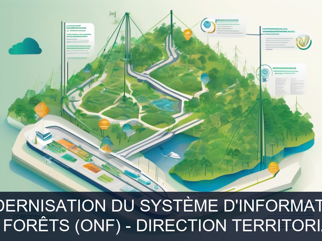 Illustration pour Office National des Forêts (ONF) - Direction Territoriale Antilles-Guyane: Pilotage et modernisation du système d'information territorial (Potentiel à