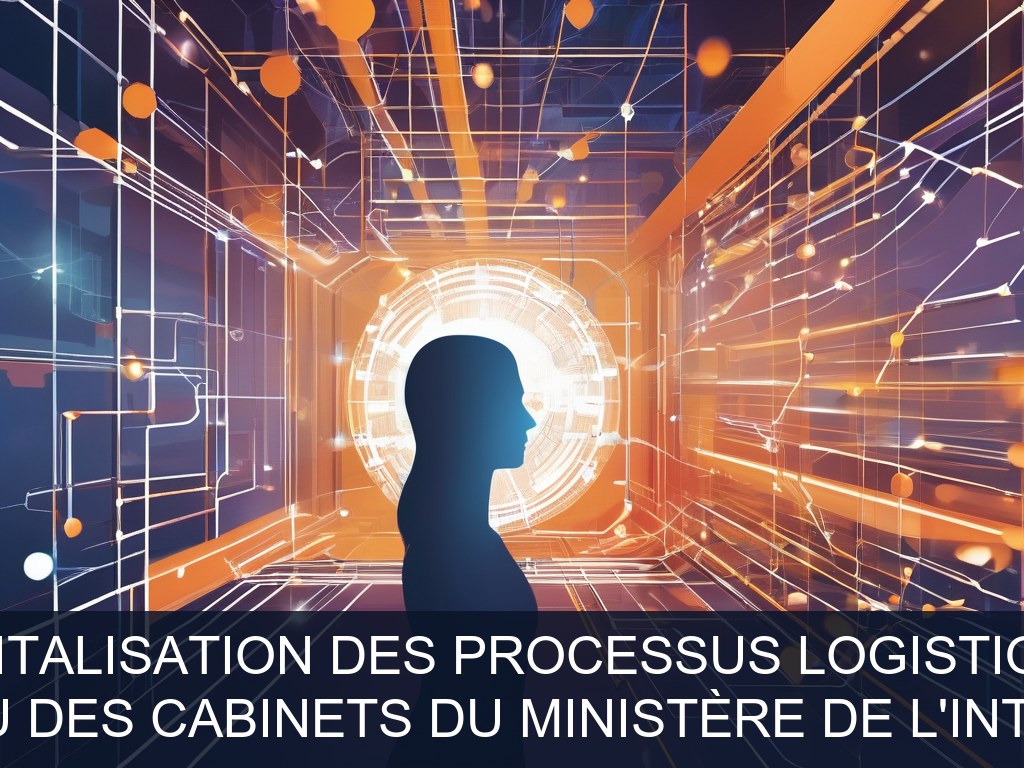 Illustration pour Bureau des Cabinets du Ministère de l'Intérieur: Automatisation et digitalisation des processus logistiques et administratifs (Potentiel à Court Terme