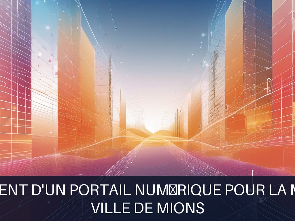Illustration pour Ville de Mions: Développement d'un portail numérique pour la médiathèque
