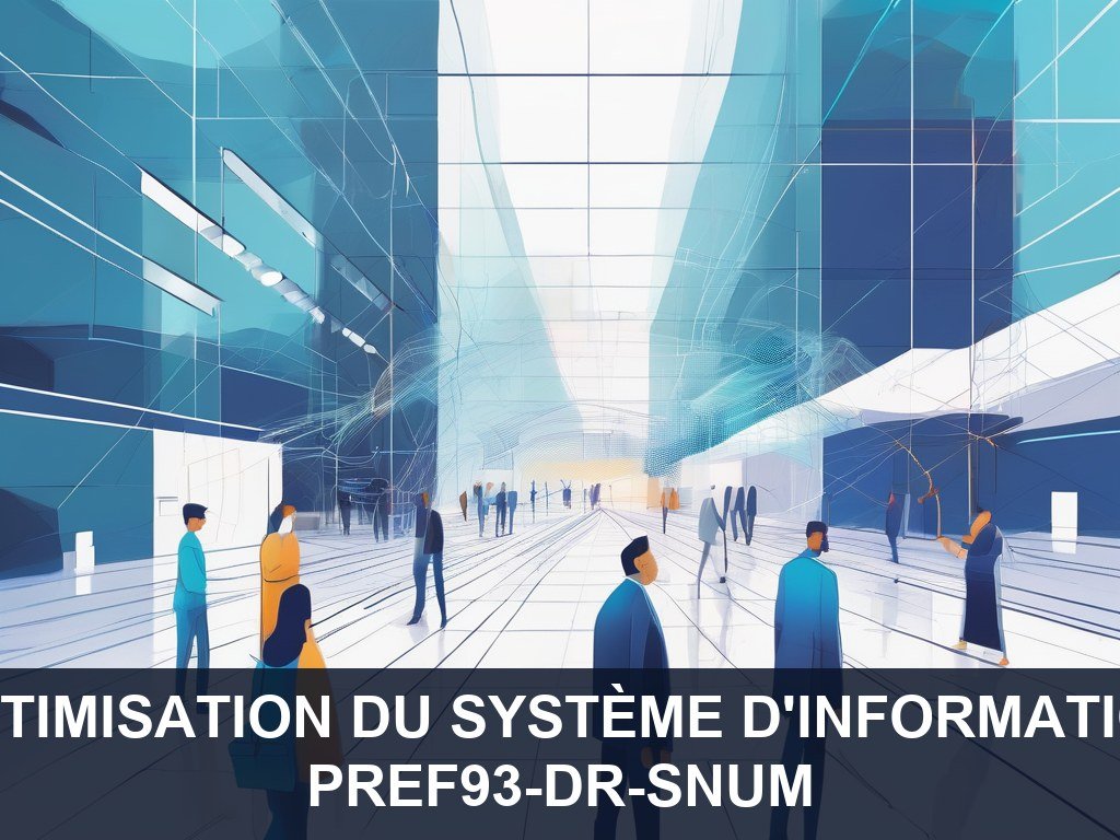 Illustration pour PREF93-DR-SNUM: Optimisation du Système d'Information