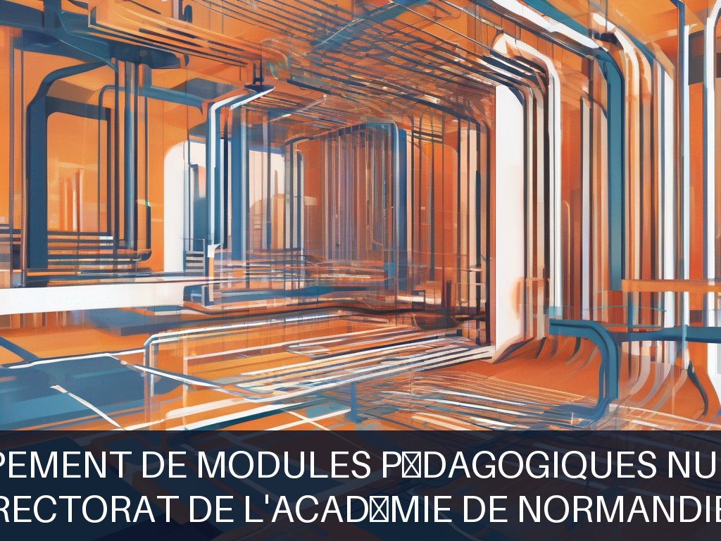 Illustration pour Rectorat de l'académie de Normandie: Développement de modules pédagogiques numériques (Potentiel à Court Terme)