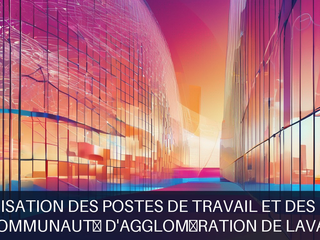Illustration pour Communauté d'Agglomération de Laval: Modernisation des postes de travail et des réseaux