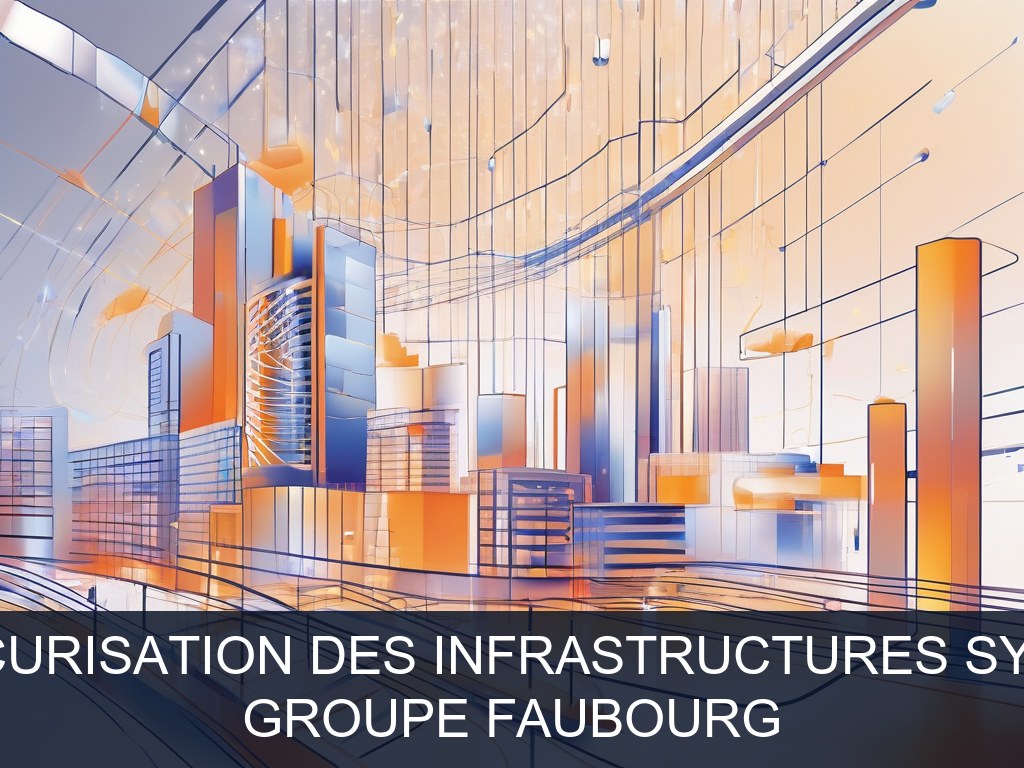 Illustration pour Groupe Faubourg: Optimisation et sécurisation des infrastructures systèmes et réseaux (Potentiel à Court Terme)
