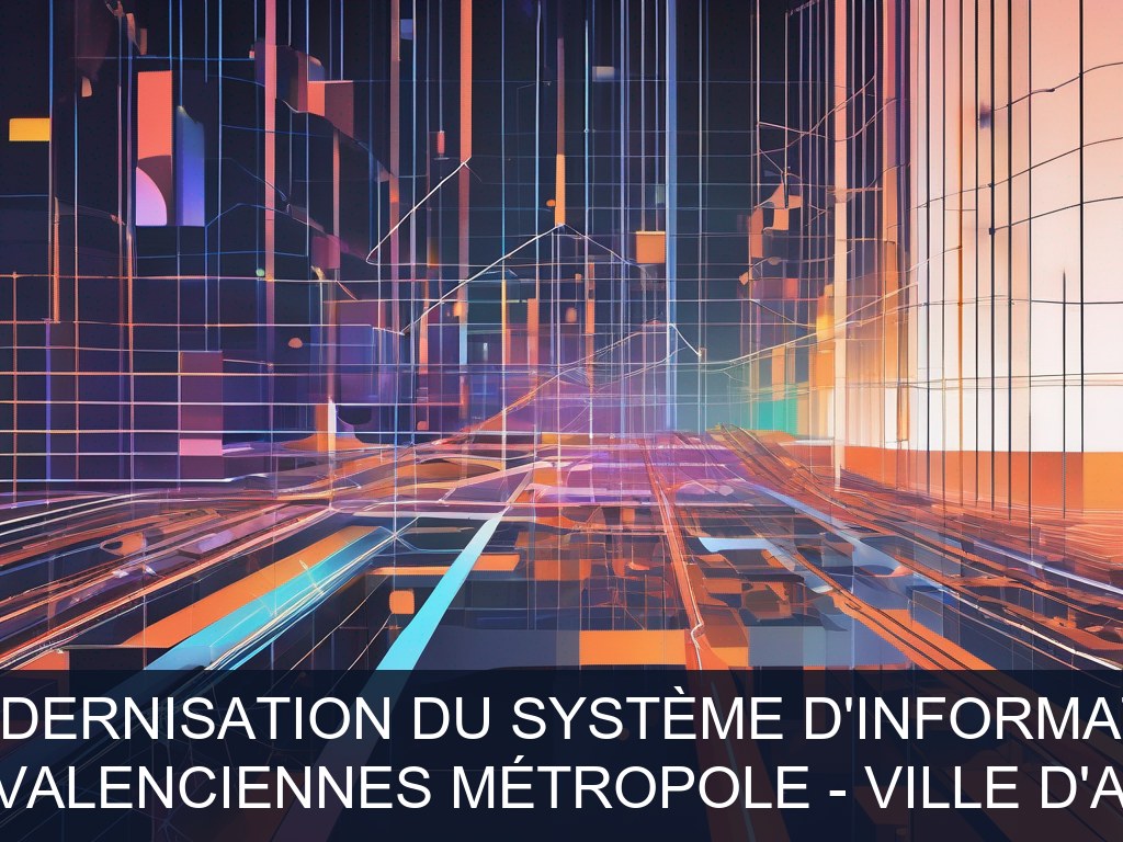 Illustration pour C.A. Valenciennes Métropole - Ville d'Anzin: Pilotage et modernisation du système d'information communal (Potentiel à Court Terme)