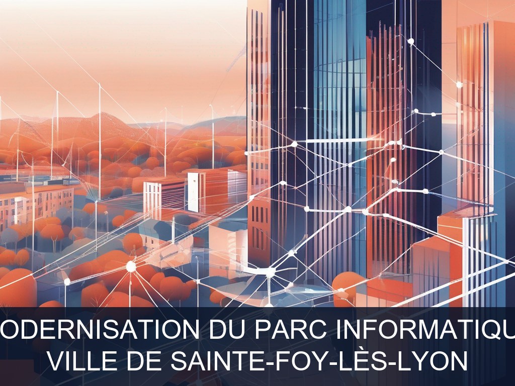 Illustration pour Ville de Sainte-Foy-lès-Lyon: Modernisation du parc informatique (Potentiel à Court Terme)