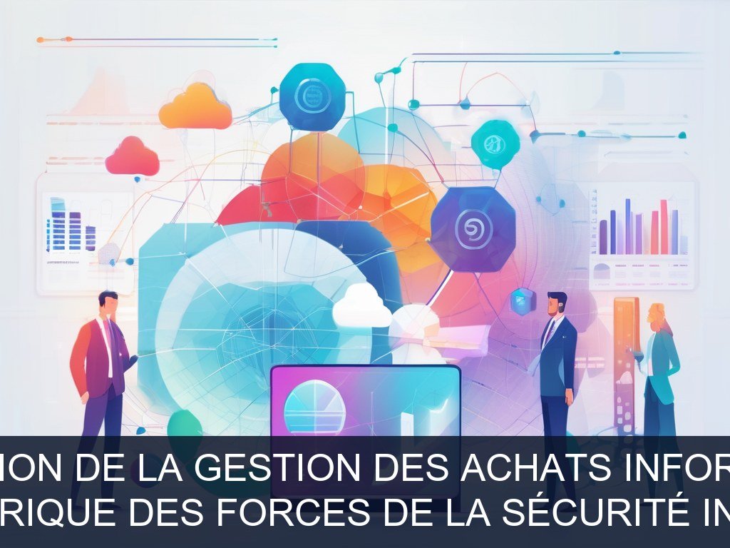 Illustration pour Agence du Numérique des Forces de la Sécurité Intérieure (ANFSI): Optimisation de la gestion des achats informatiques