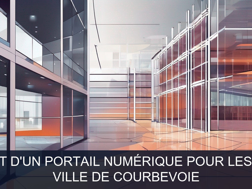 Illustration pour Ville de Courbevoie: Développement d'un portail numérique pour les bibliothèques