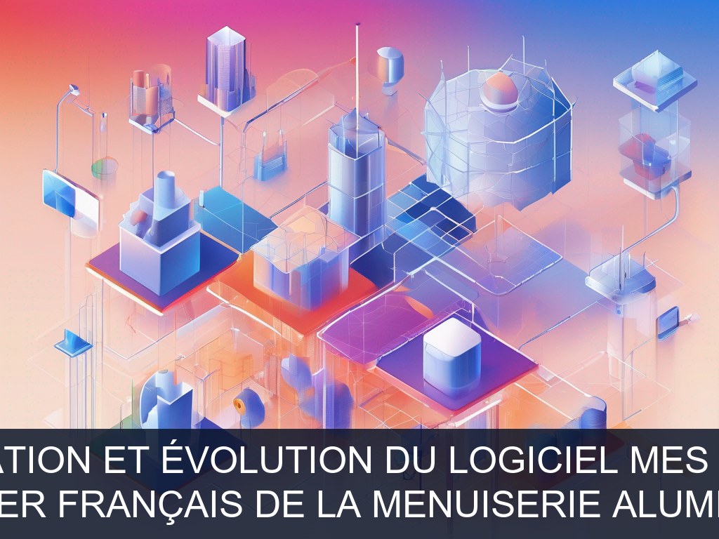 Illustration pour Leader français de la menuiserie aluminium: Modernisation et évolution du logiciel MES industriel (Potentiel à Court Terme)