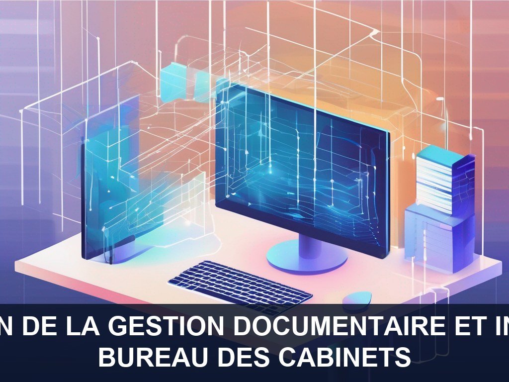 Illustration pour Bureau des cabinets: Amélioration de la gestion documentaire et informatique