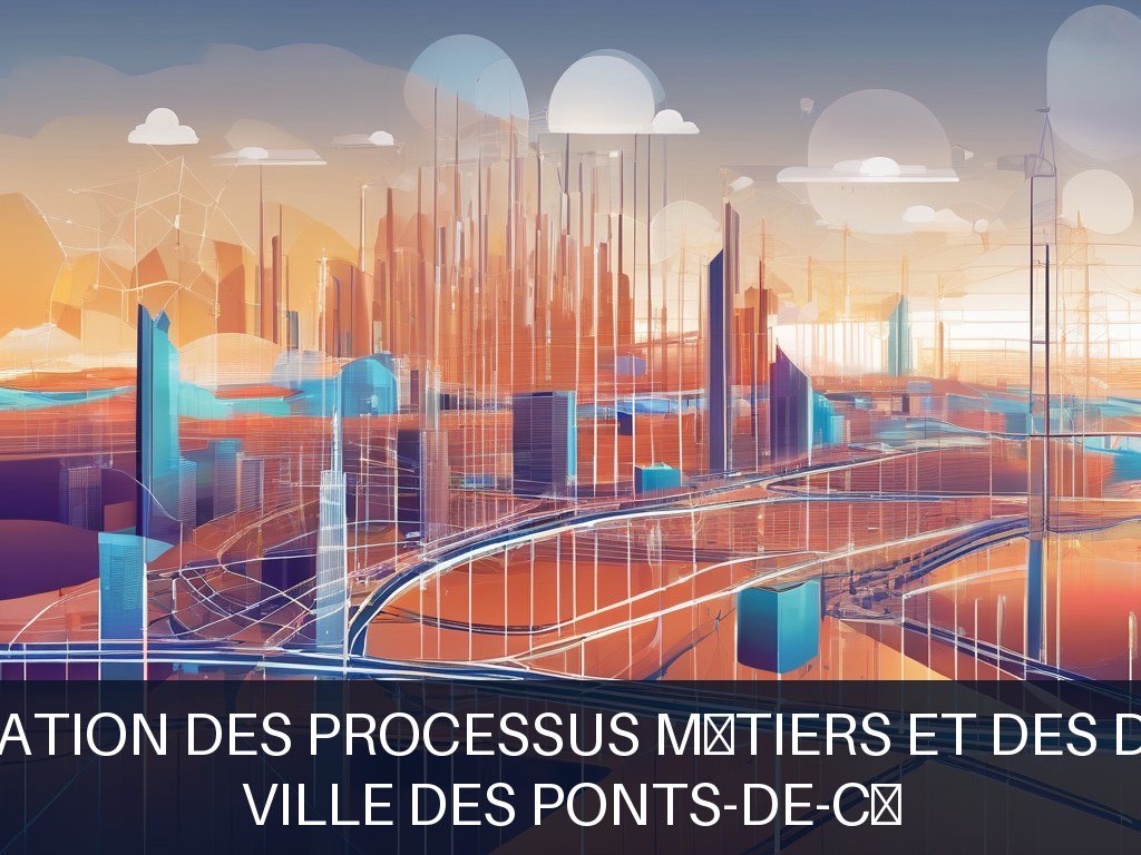 Illustration pour Ville des Ponts-de-Cé: Optimisation des processus métiers et des données (Potentiel à Court Terme)