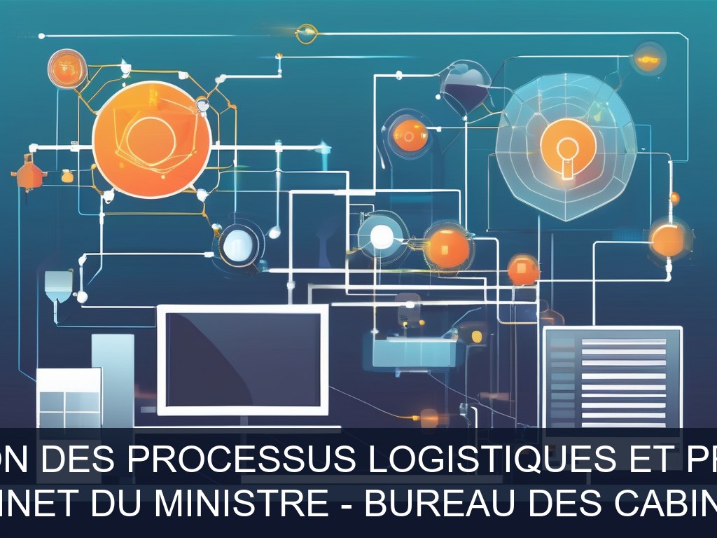 Illustration pour Cabinet du Ministre - Bureau des Cabinets: Digitalisation des processus logistiques et protocolaire