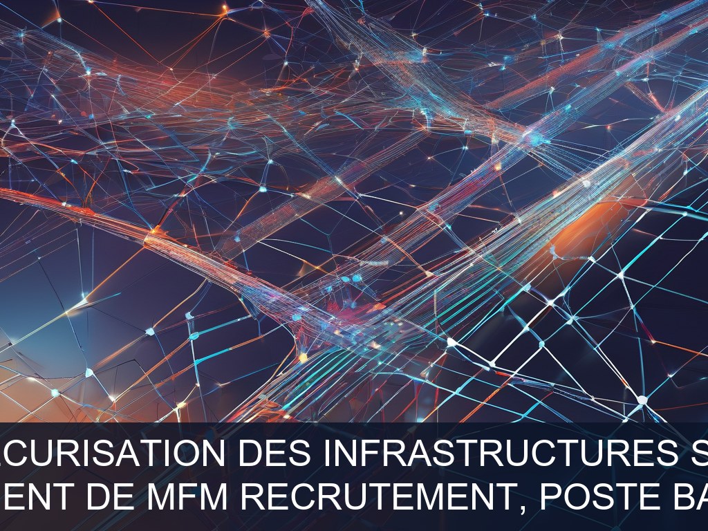 Illustration pour Non spécifié (client de MFM Recrutement, poste basé à Lyon Vaise): Modernisation et sécurisation des infrastructures systèmes et réseaux (Potentiel à