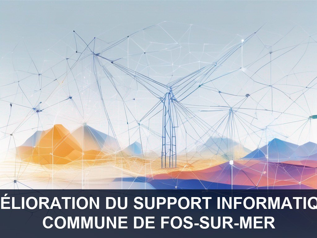 Illustration pour Commune de Fos-sur-Mer: Amélioration du Support Informatique