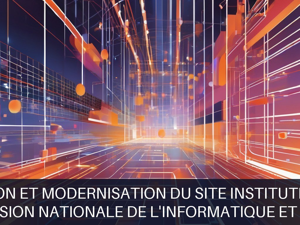 Illustration pour CNIL (Commission Nationale de l'Informatique et des Libertés): Optimisation et modernisation du site institutionnel CNIL (Potentiel à Court Terme)