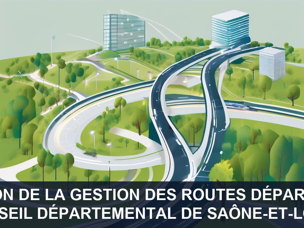 Illustration pour Conseil Départemental de Saône-et-Loire: Amélioration de la gestion des routes départementales