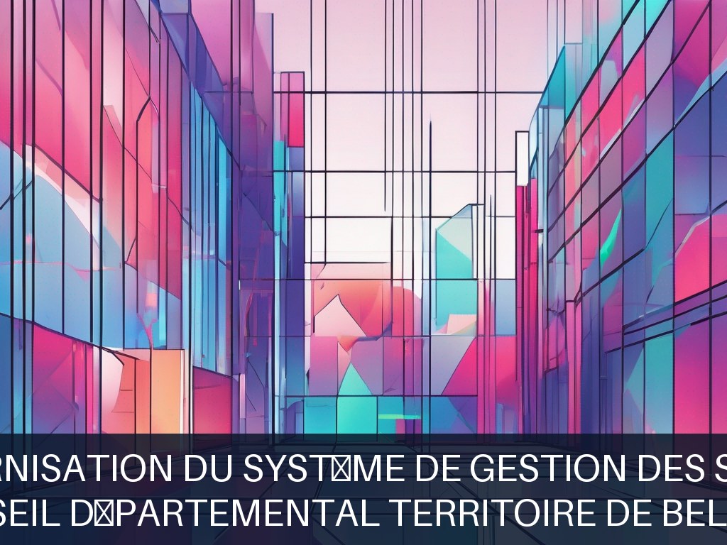 Illustration pour Conseil Départemental Territoire de Belfort: Modernisation du système de gestion des stocks
