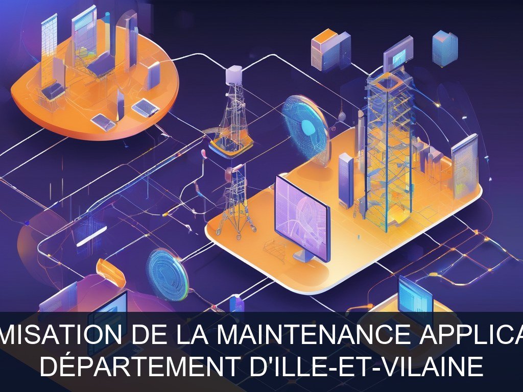 Illustration pour Département d'Ille-et-Vilaine: Optimisation de la maintenance applicative (Potentiel à Court Terme)