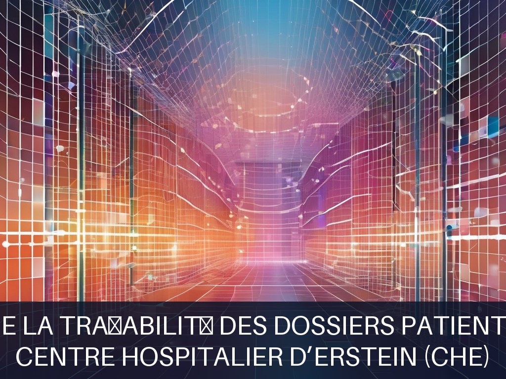 Illustration pour Centre Hospitalier d’Erstein (CHE): Optimisation de la traçabilité des dossiers patients informatisés (Potentiel à Court Terme)